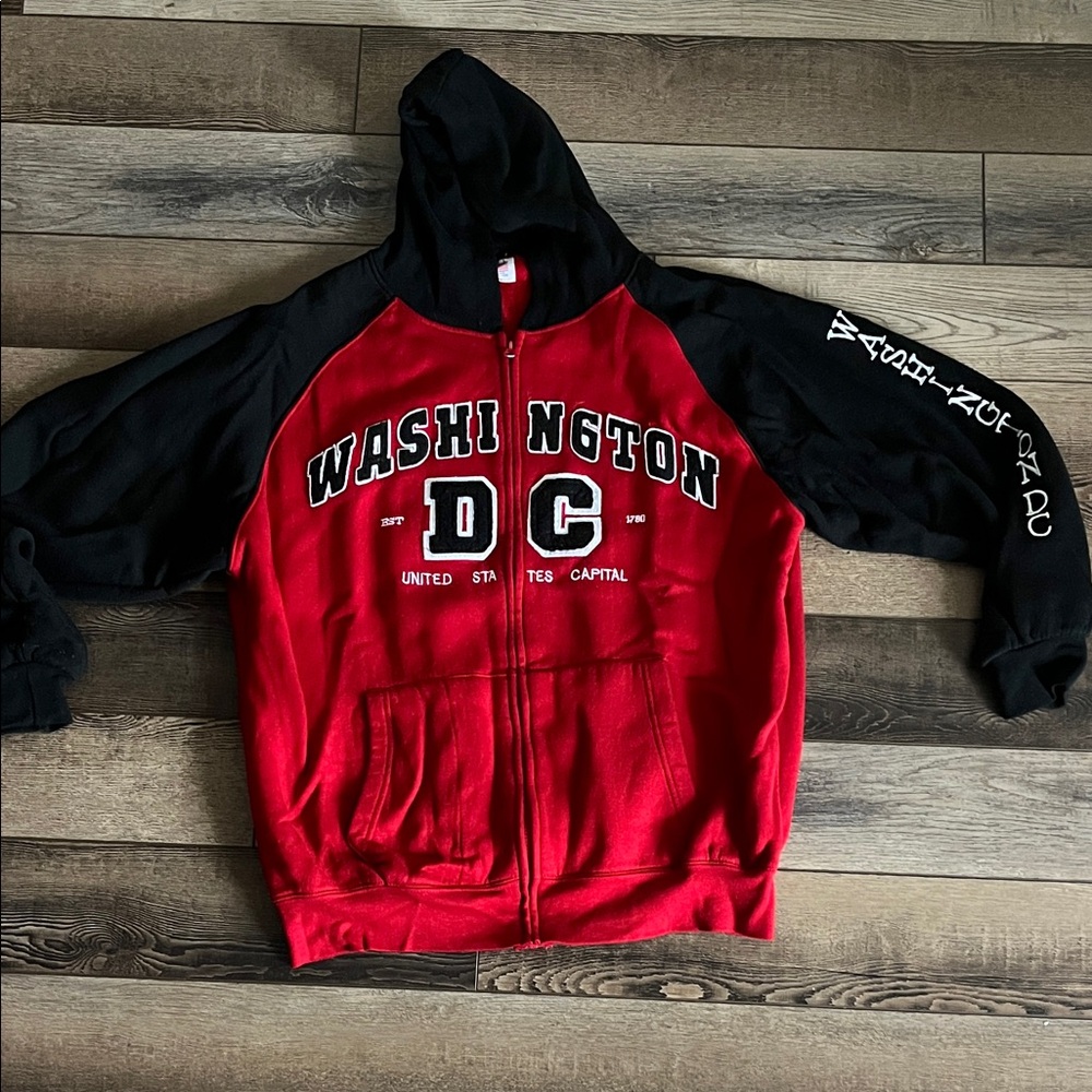Washington DC Hoodie Zip up Sweater